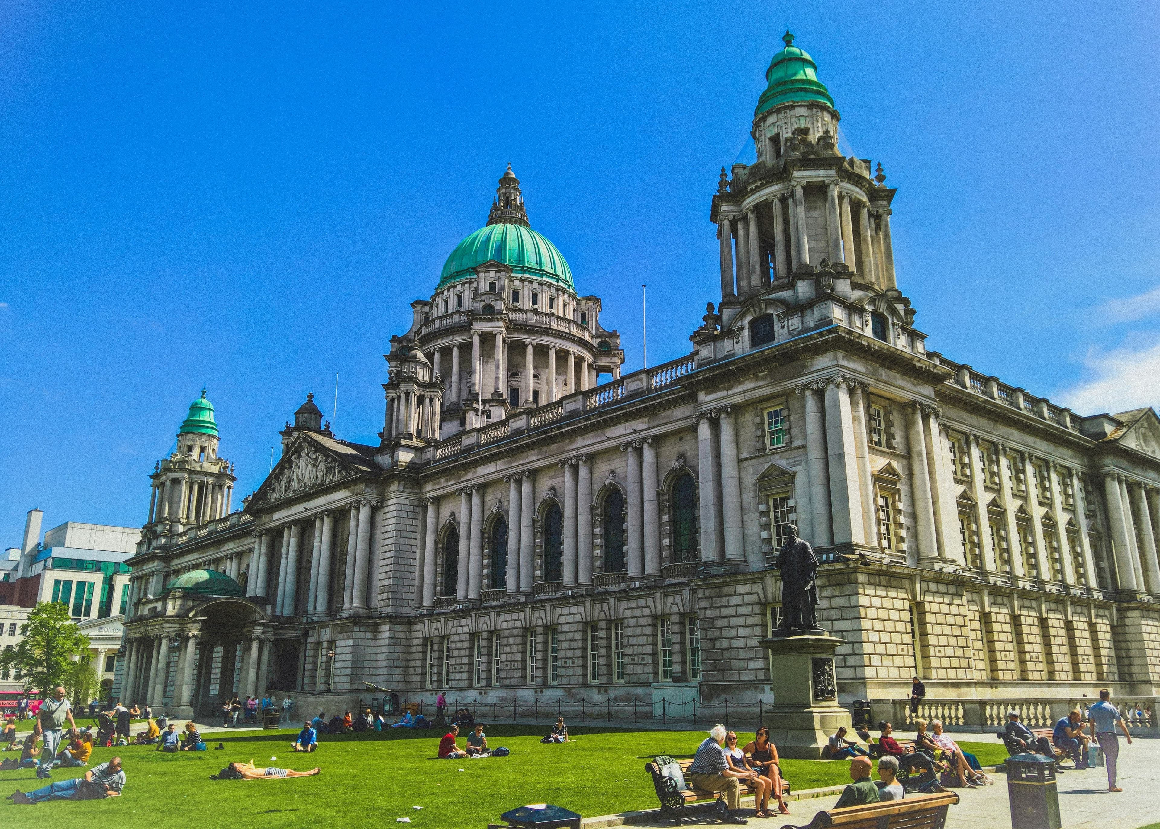 Belfast city waterfront representing business and enterprise in Northern Ireland